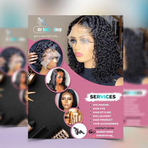 De Hair Shop Logo