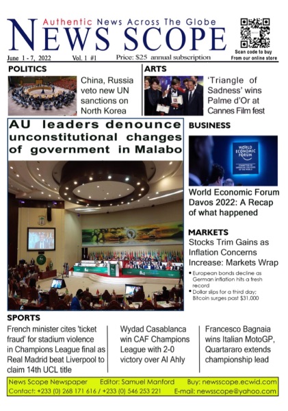 June 1-7, 2022 - News Scope Newspaper image by News Scope Newspaper