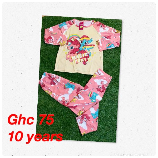Ponytail cartoon pyjamas image by Premium kidz Avenue