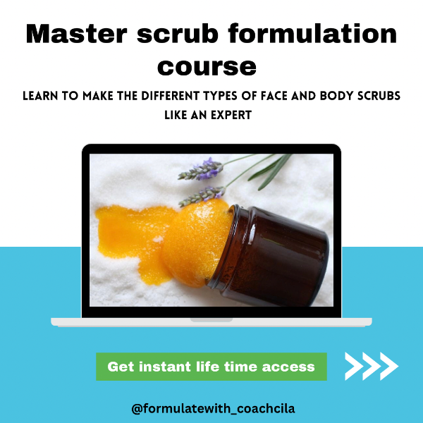 MASTER SCRUB FORMULATION COURSE image by Formulate with Coach Cila