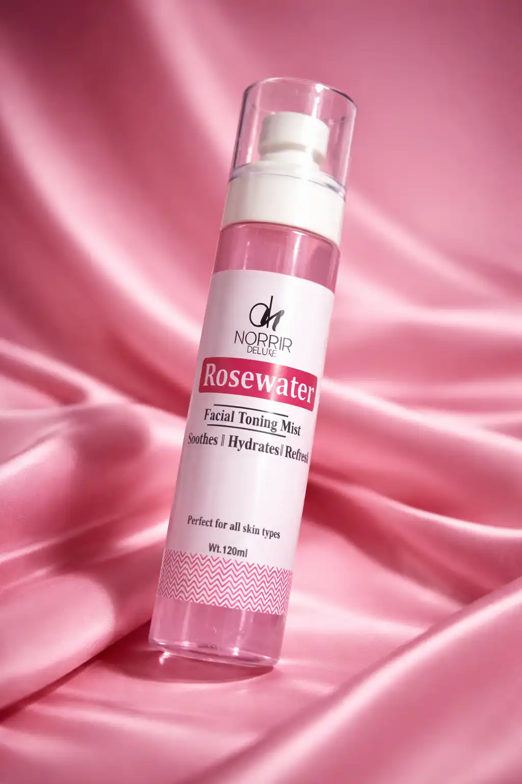 Rosewater facial toning mist (120ml) image by Norrir Deluxe