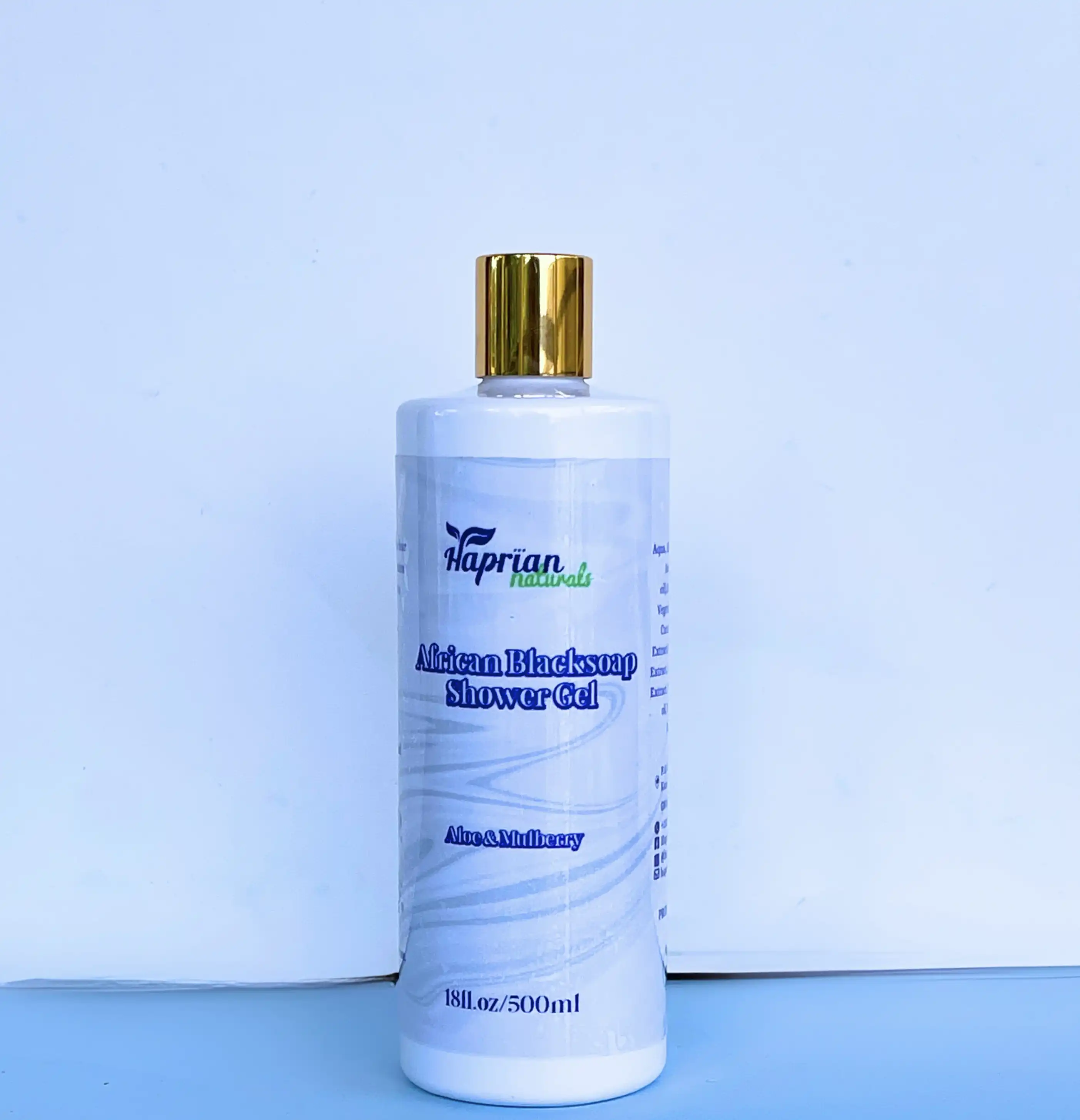Haprians African Black Soap Showergel image by Haprian Naturals