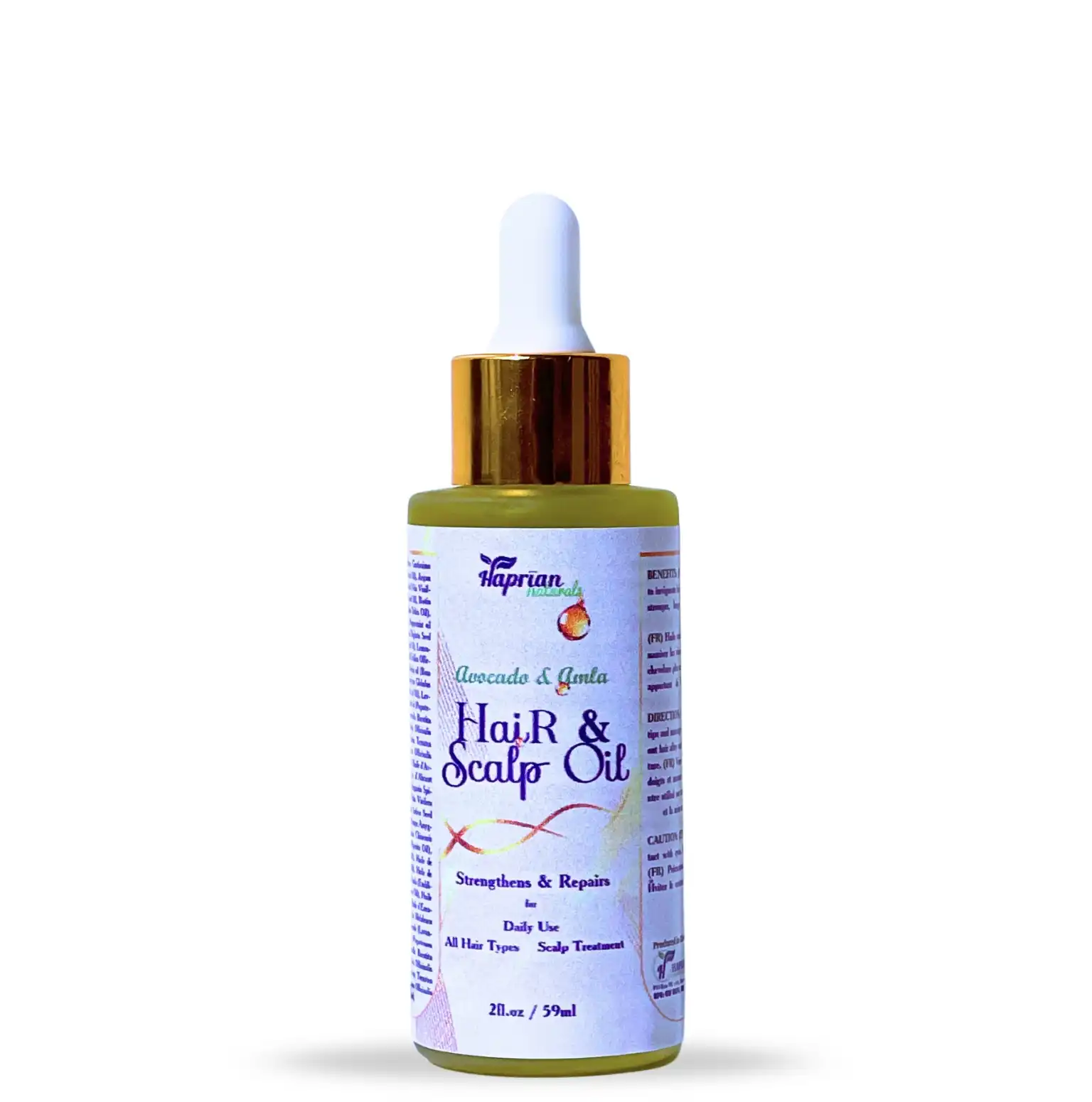 Avocado & Amla Hair and Scalp Oil image by Haprian Naturals