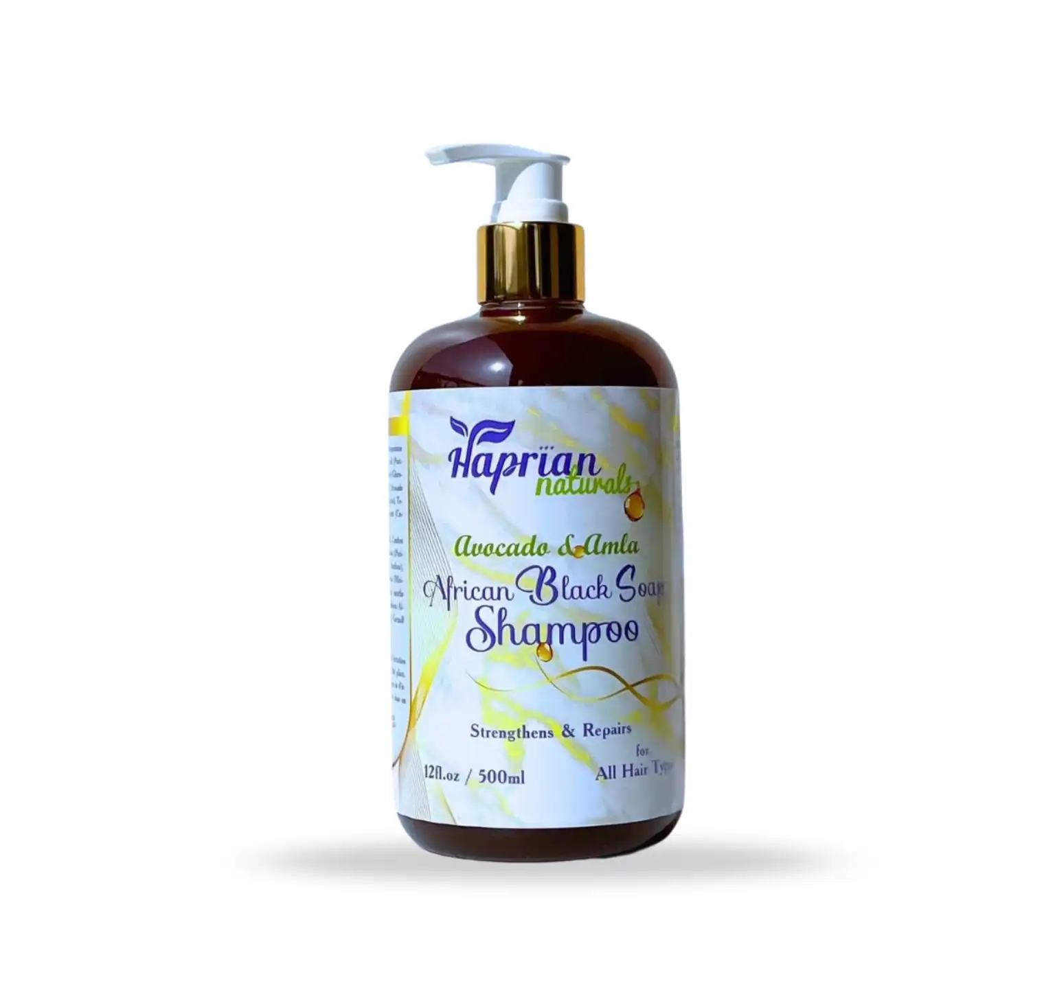 Avocado & Amla African Blacksoap Shampoo image by Haprian Naturals