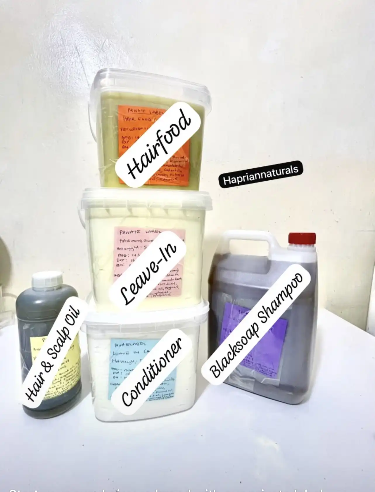 Private Label Package image by Haprian Naturals