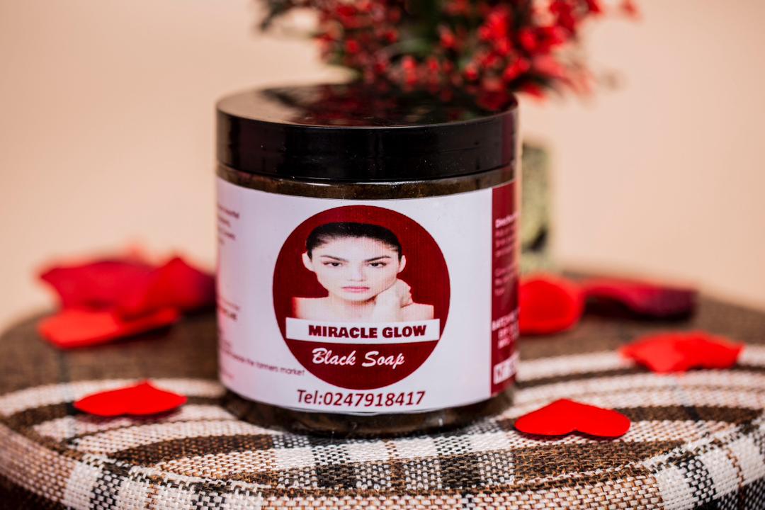 Glow black soap image by DBS MALL