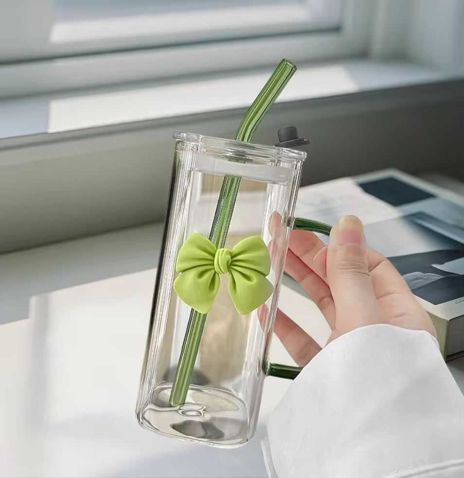 Floral glass cup image by DBS MALL