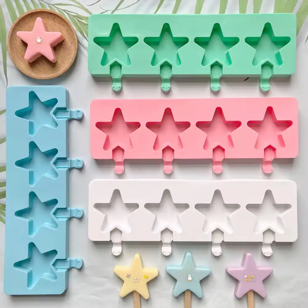 Star Ice cream silicone image by DBS MALL