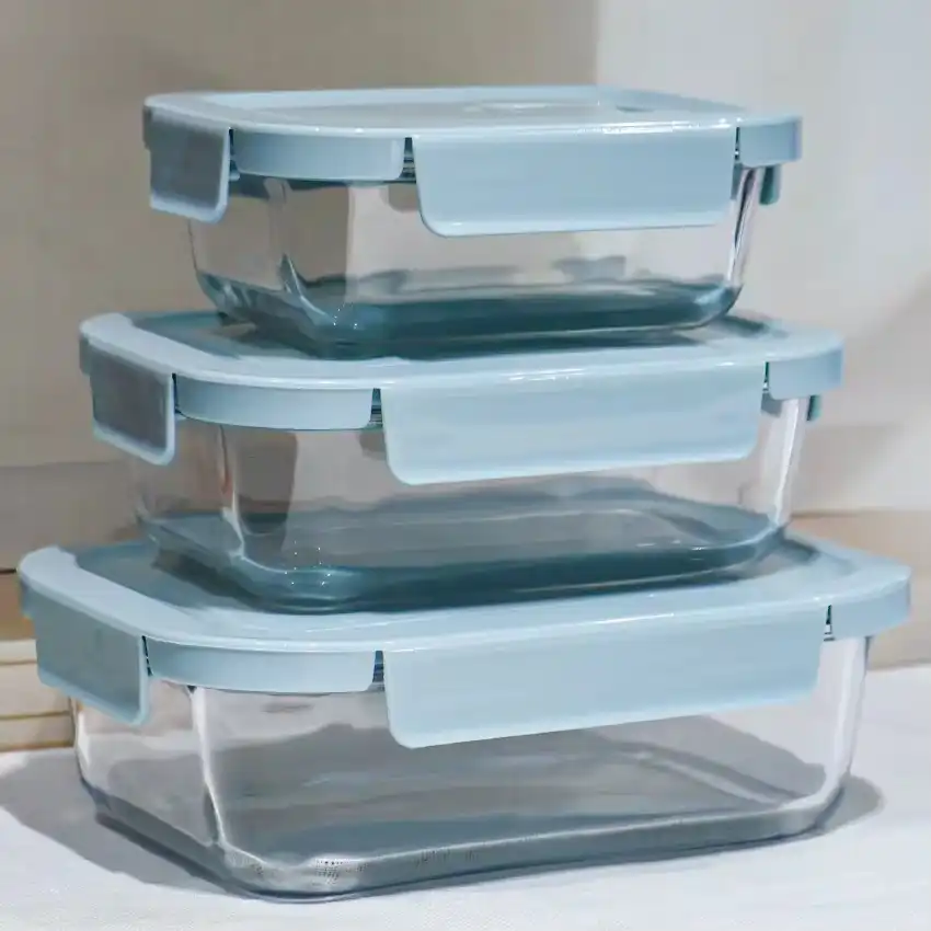 3in1 glass bowl square image by DBS MALL