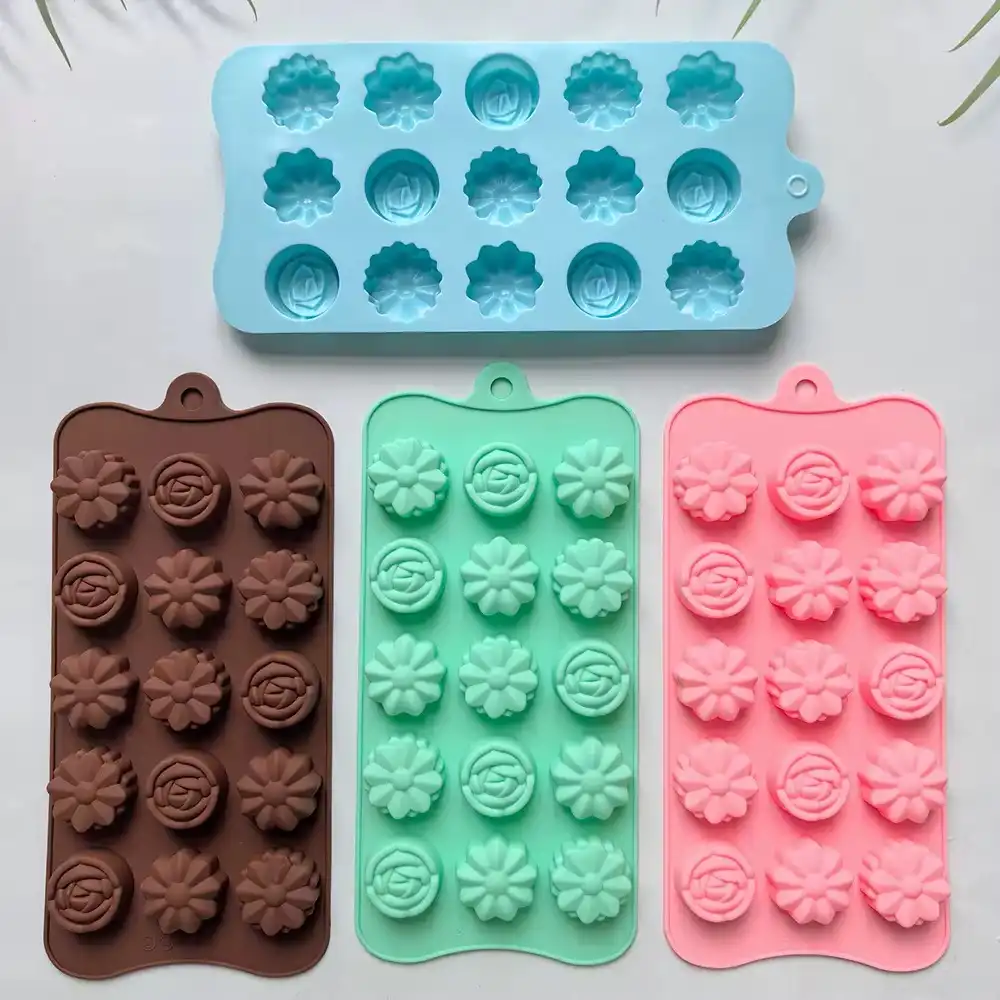 Flower toffee mold image by DBS MALL