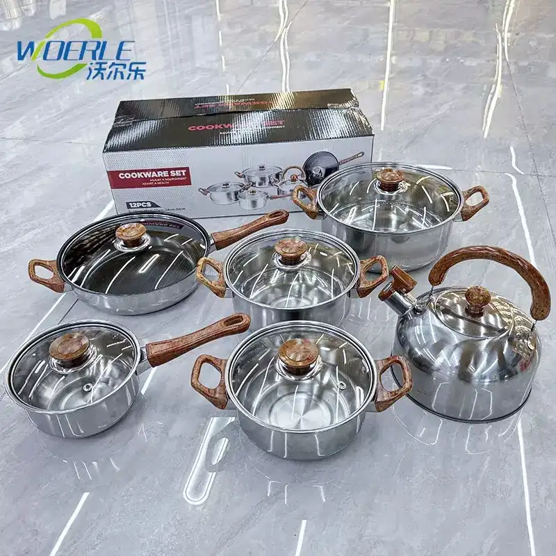 6pc stainless cookware image by DBS MALL