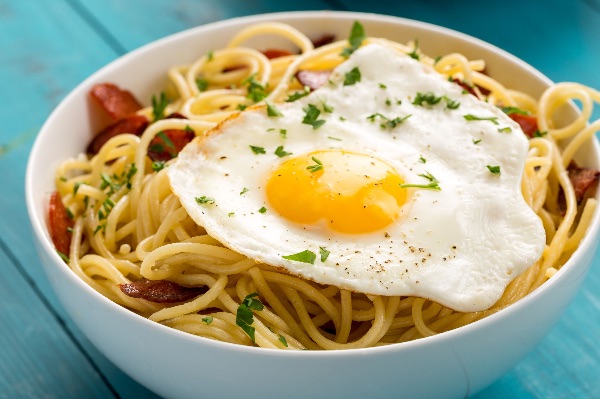 Fried Spaghetti and fried egg image by Jenny’s Special
