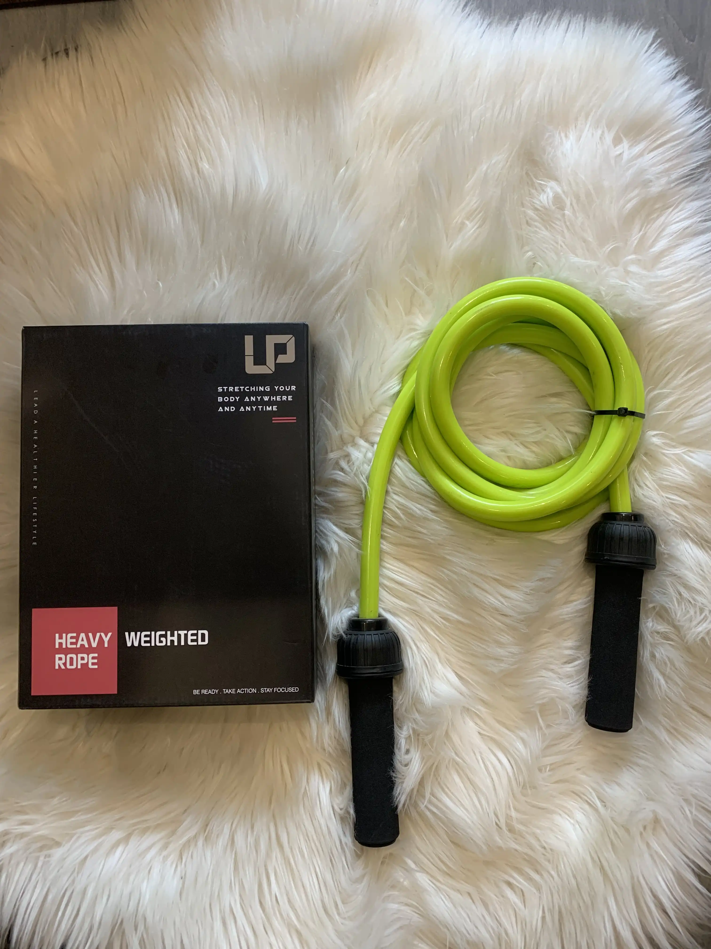 Heavy Weight Skipping Rope /Jump Rope - 10mm & 14mm thickness image by Muscly Fitness Shop