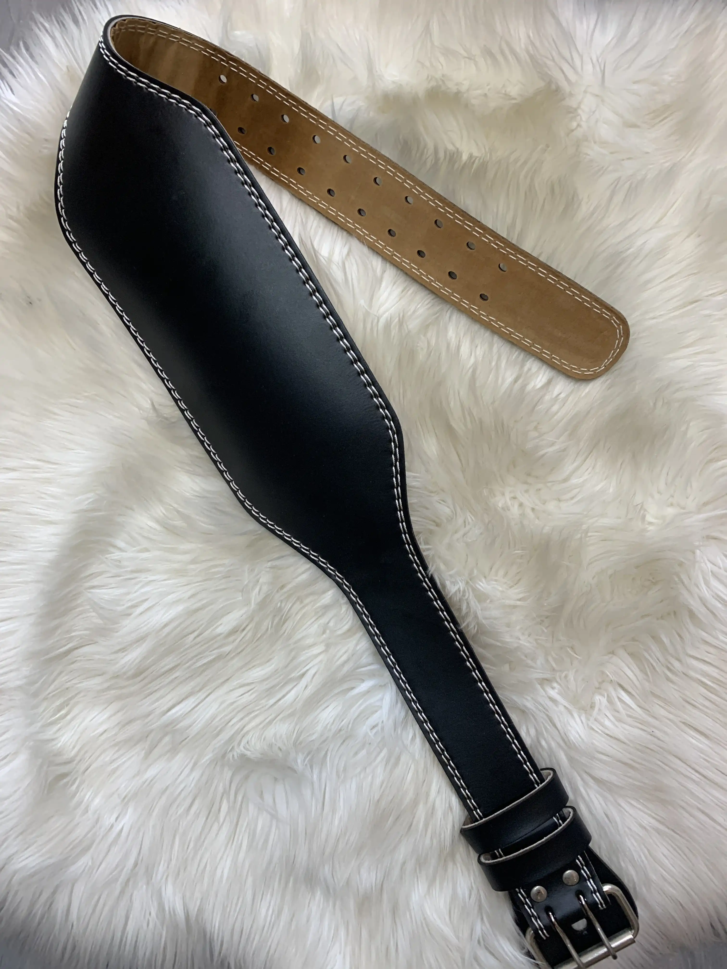 Leather Weight Lifting Belt- XL image by Muscly Fitness Shop