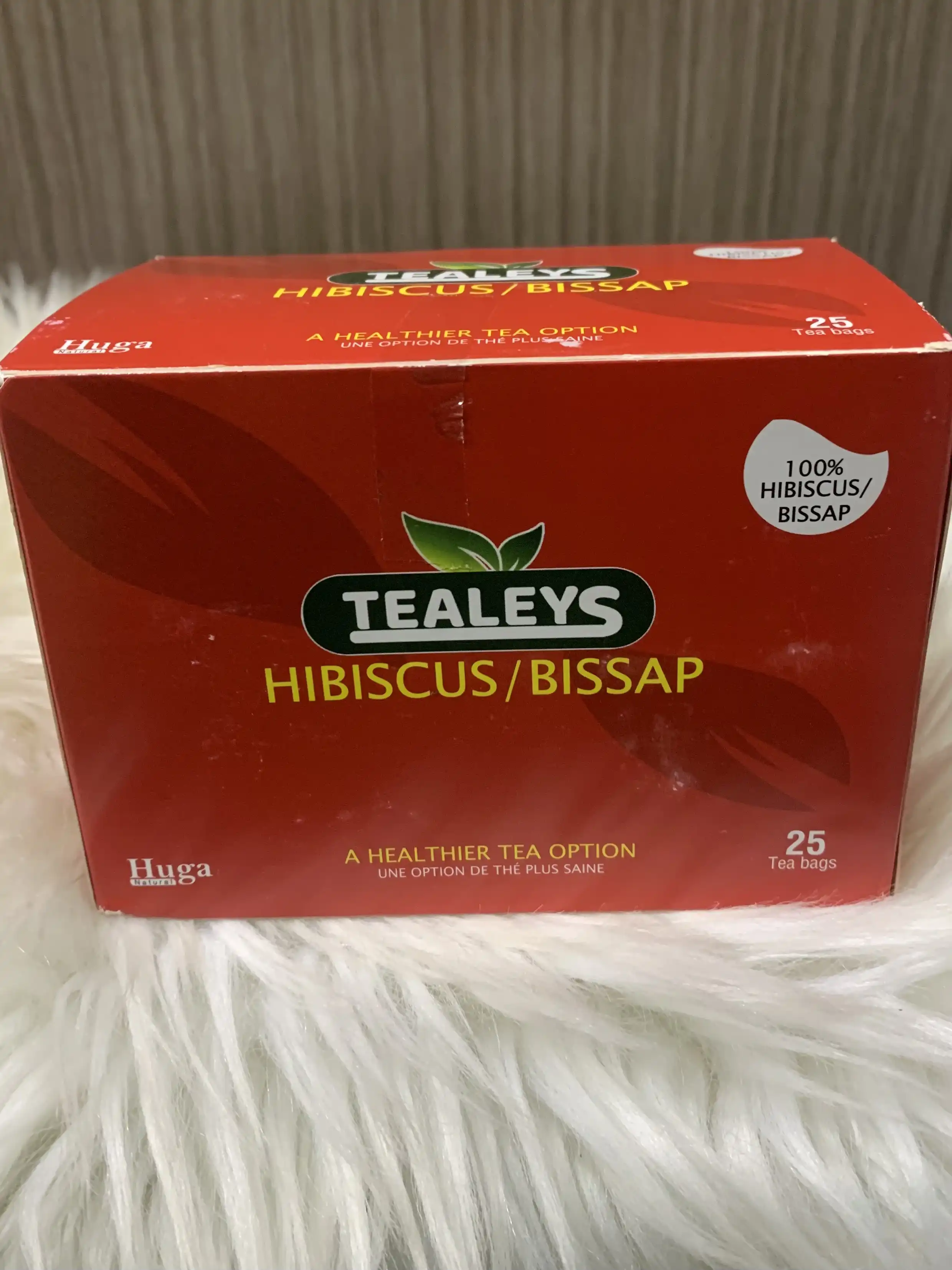 Tealeys Hibiscus / Bissap Herbal Tea - 25pcs image by Muscly Fitness Shop