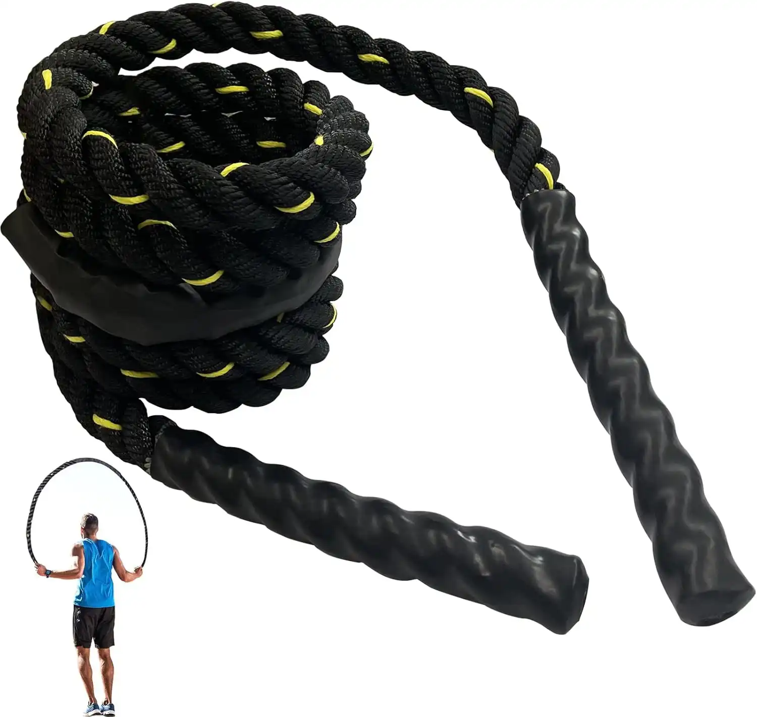 5lbs 25mm Weighted Skipping Rope / Jump Rope image by Muscly Fitness Shop