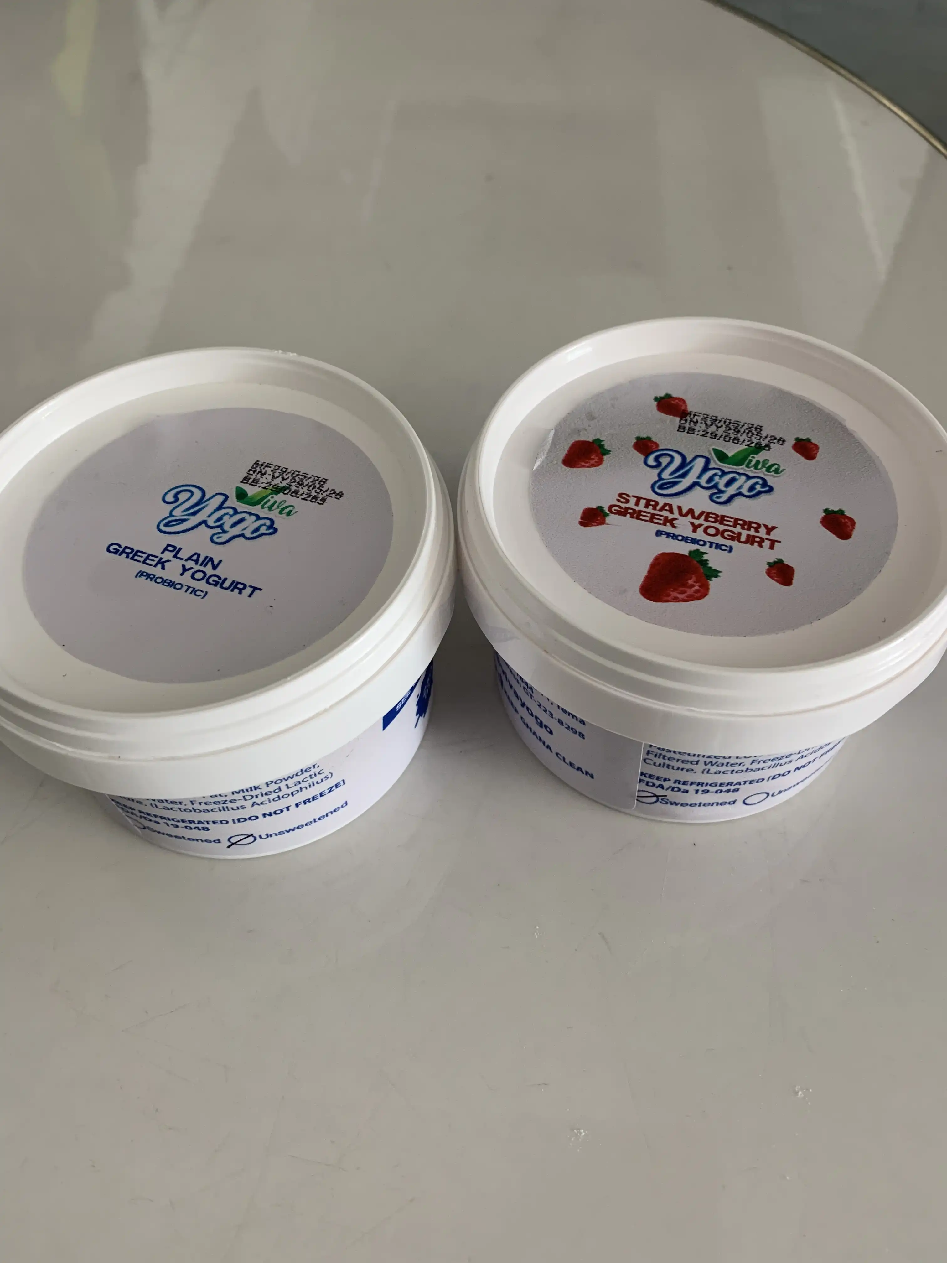 250ml Greek Yoghurt (Sweetened) - comes with free Granola image by Muscly Fitness Shop