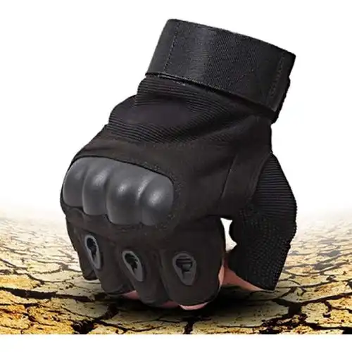 Half Finger Gloves (Black) image by Muscly Fitness Shop
