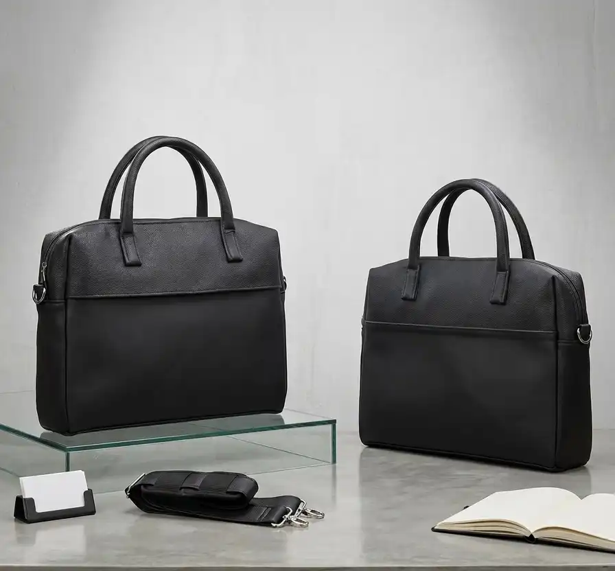 Duo-Tone Briefcase image by Wenette Bags