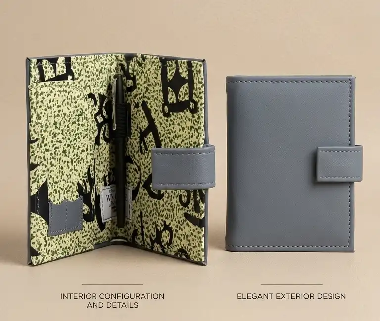 Leather Passport Folio- Ash image by Wenette Bags