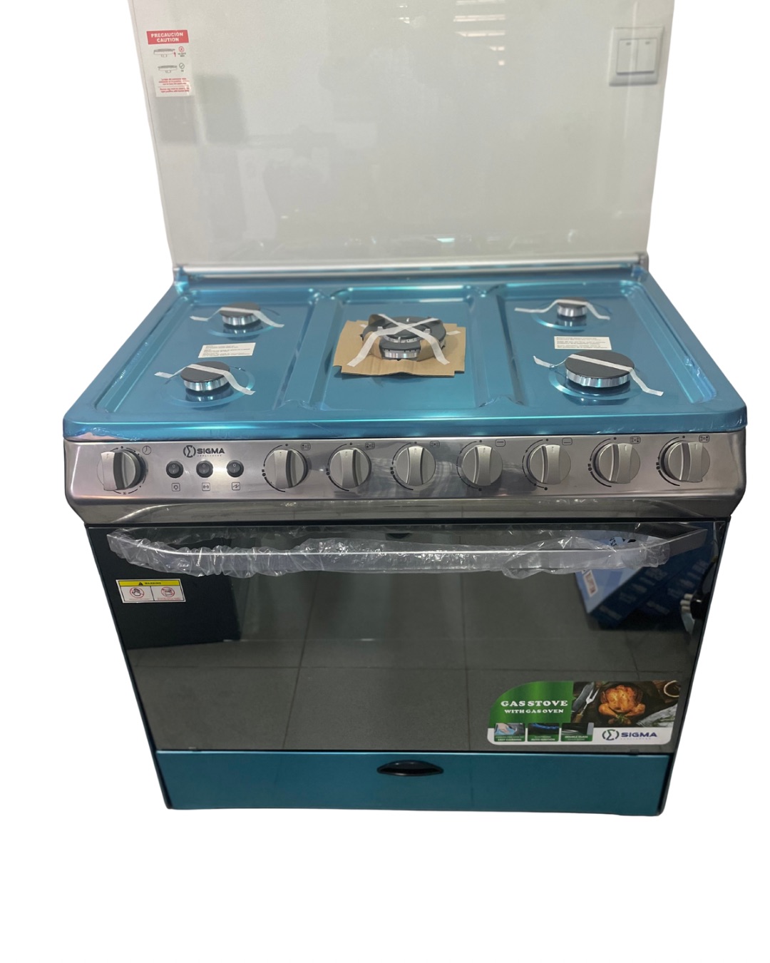 Sigma 5 burner gas cooker-stainless steel image by Jude verse 20 enterprise