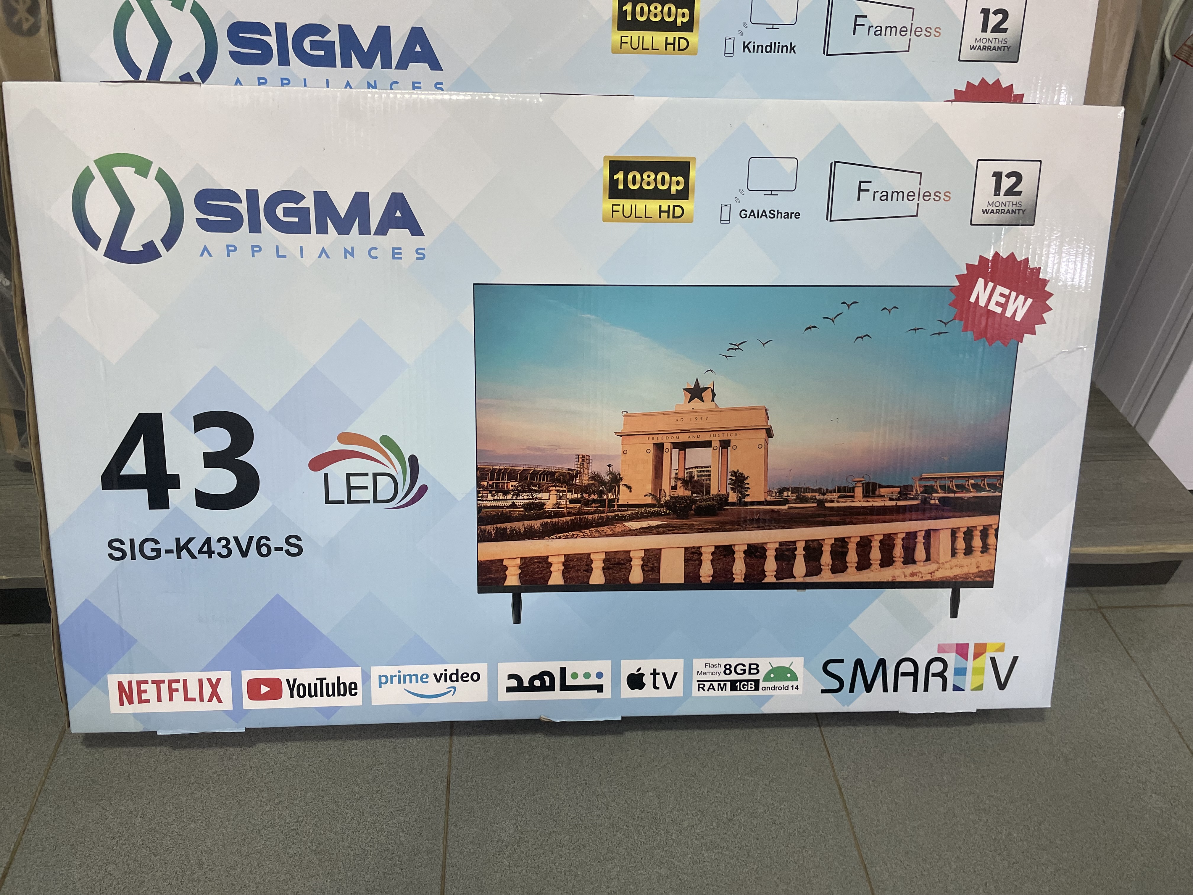 Sigma FHD 43’ inch smart/Android Tv image by Jude verse 20 enterprise