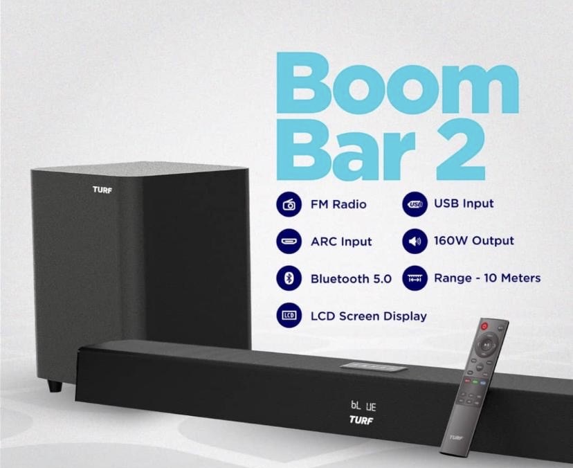 Turf soundbar boom bar 2 with 160 watts image by Jude verse 20 enterprise