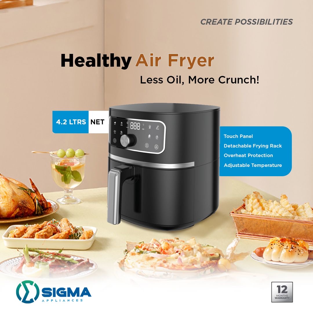Sigma 4.2L air fryer-1500 watts image by Jude verse 20 enterprise