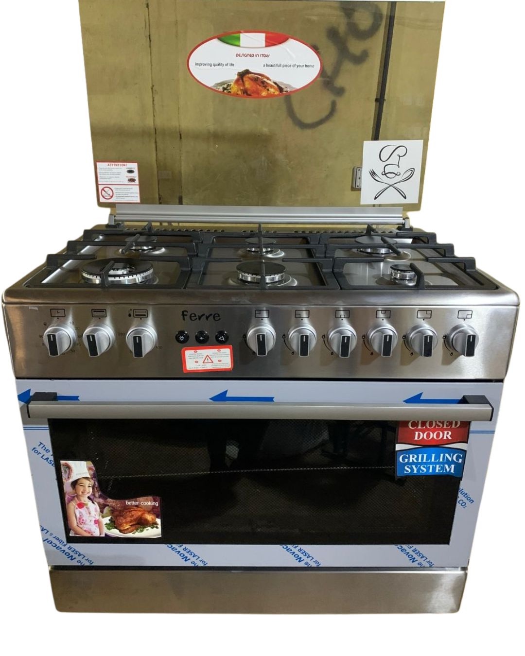 Ferre 6 Burner size 60*90 stainless image by Jude verse 20 enterprise