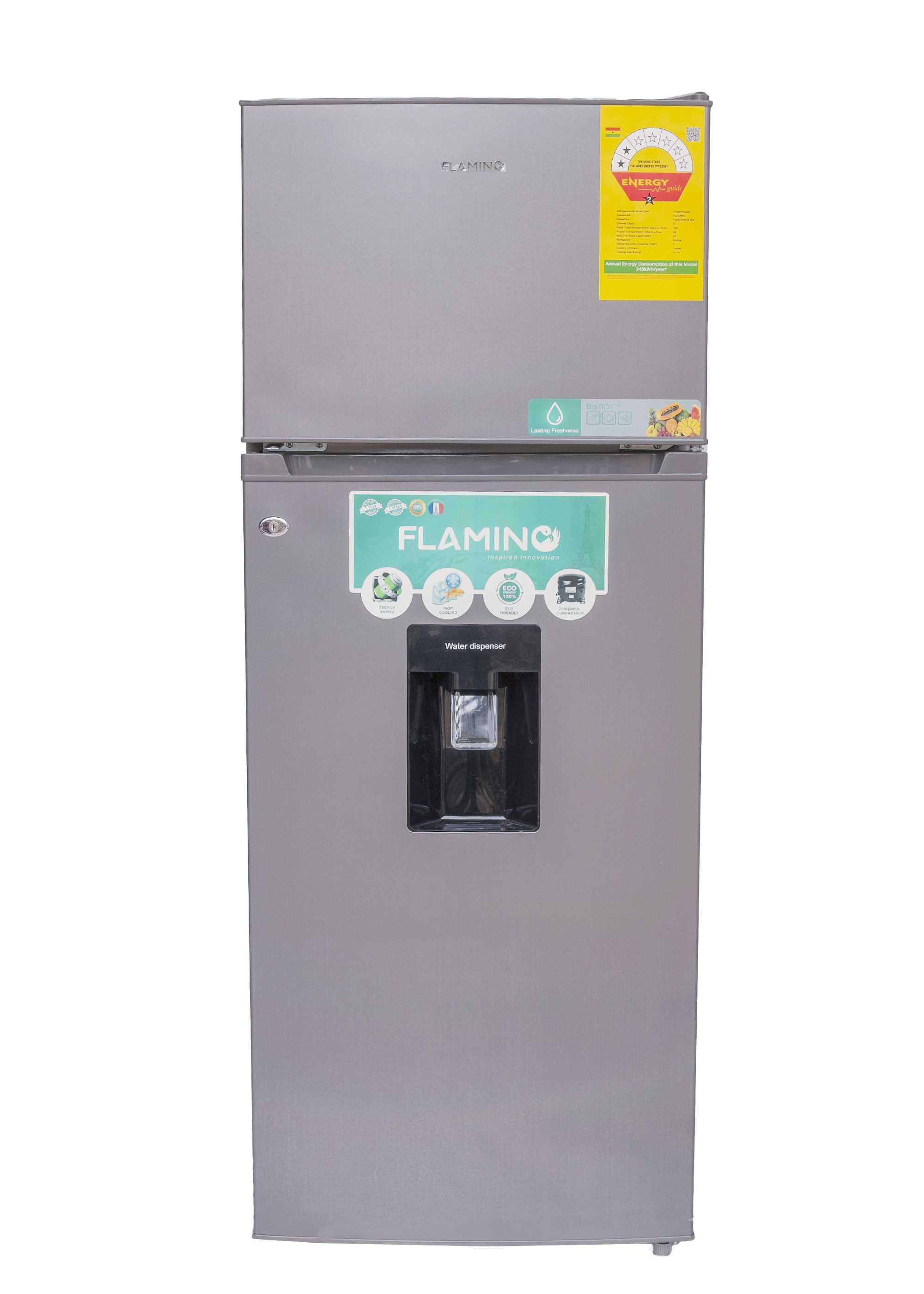Flamino Fridge Top Freezer- Water dispenser 204 L image by Jude verse 20 enterprise