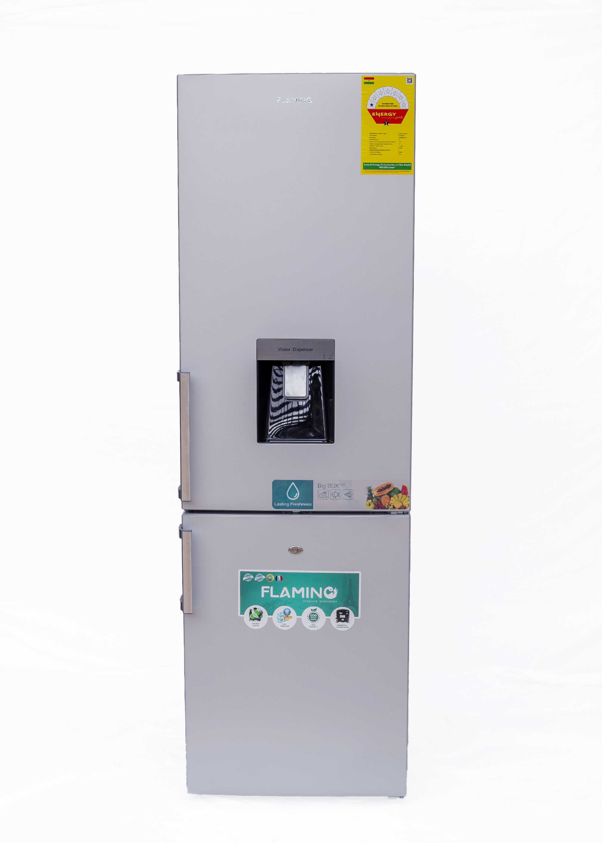 Flamino combi 304 L bottom freezer-water dispenser image by Jude verse 20 enterprise