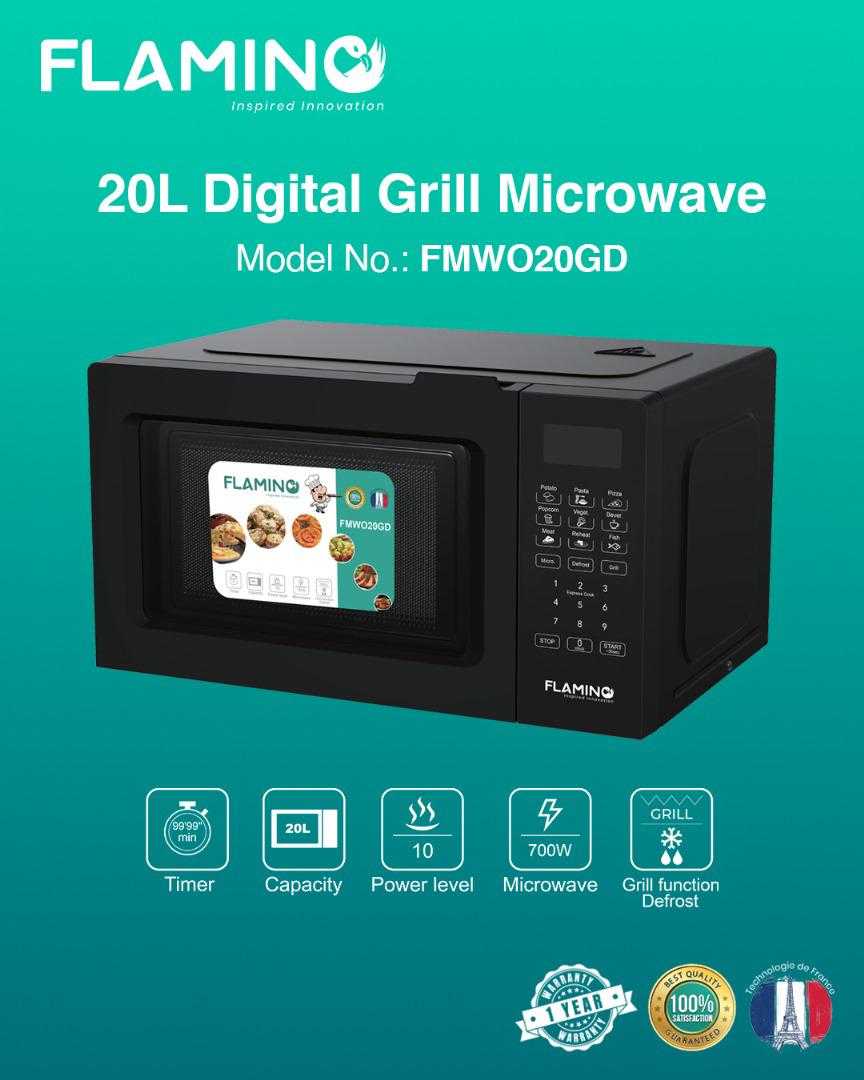 Flamino Digital Display with Grill Microwave-20L image by Jude verse 20 enterprise