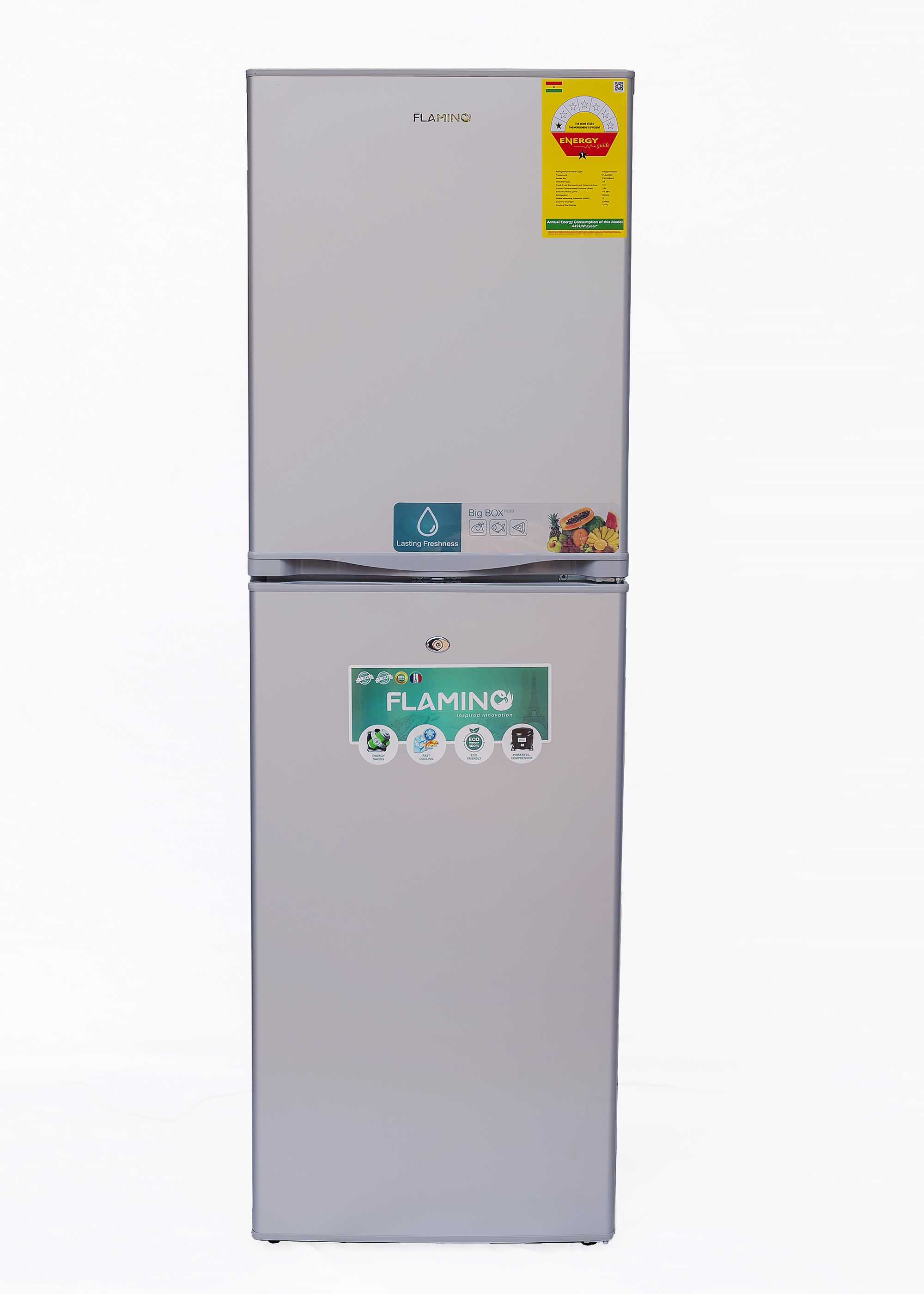 Flamino 211L fridge with 5 Drawers bottom Freezer image by Jude verse 20 enterprise