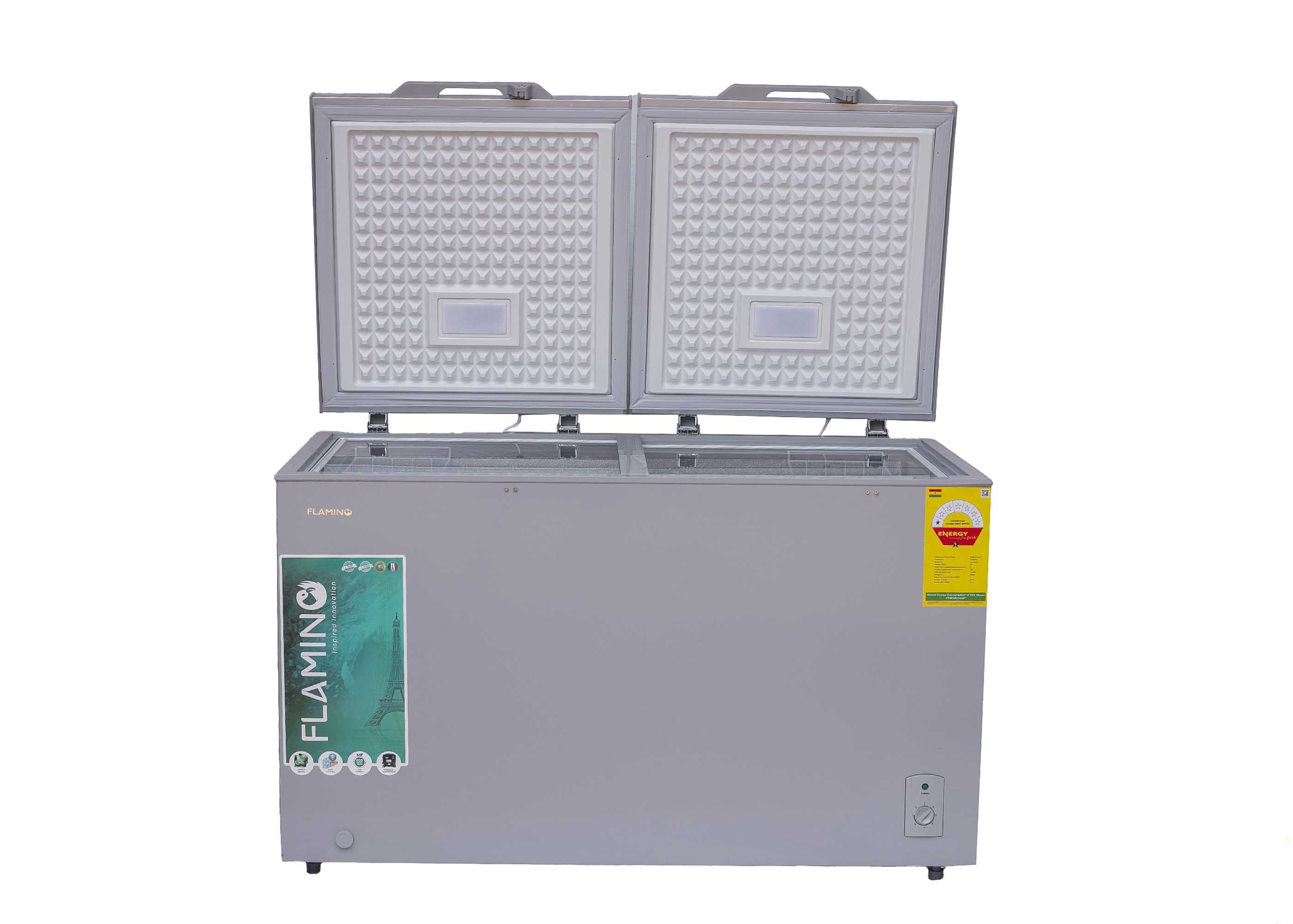 Flamino 350 L chest freezer double door image by Jude verse 20 enterprise