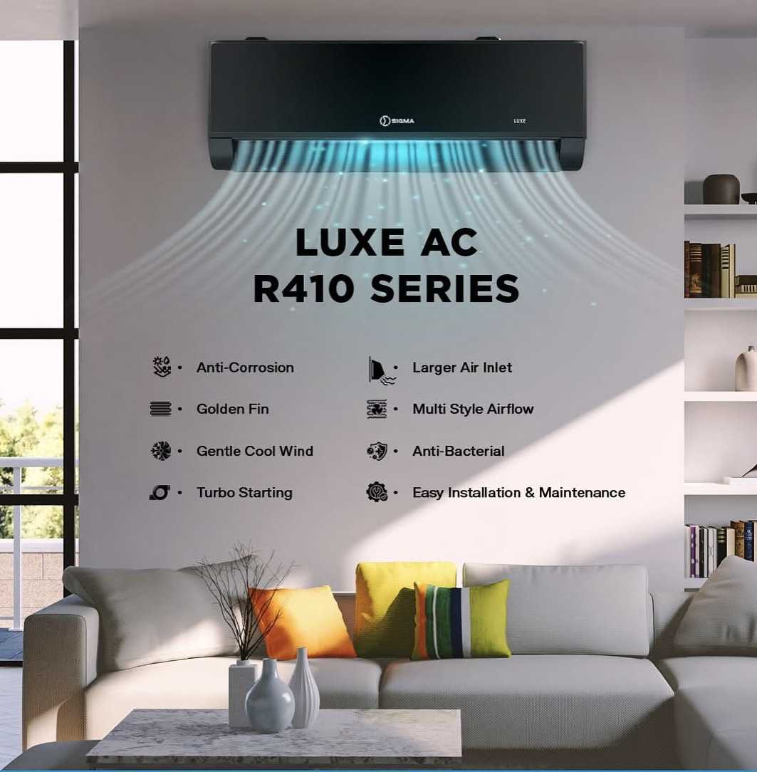 Sigma Luxe AC Series-Black mirror type-R410 image by Jude verse 20 enterprise