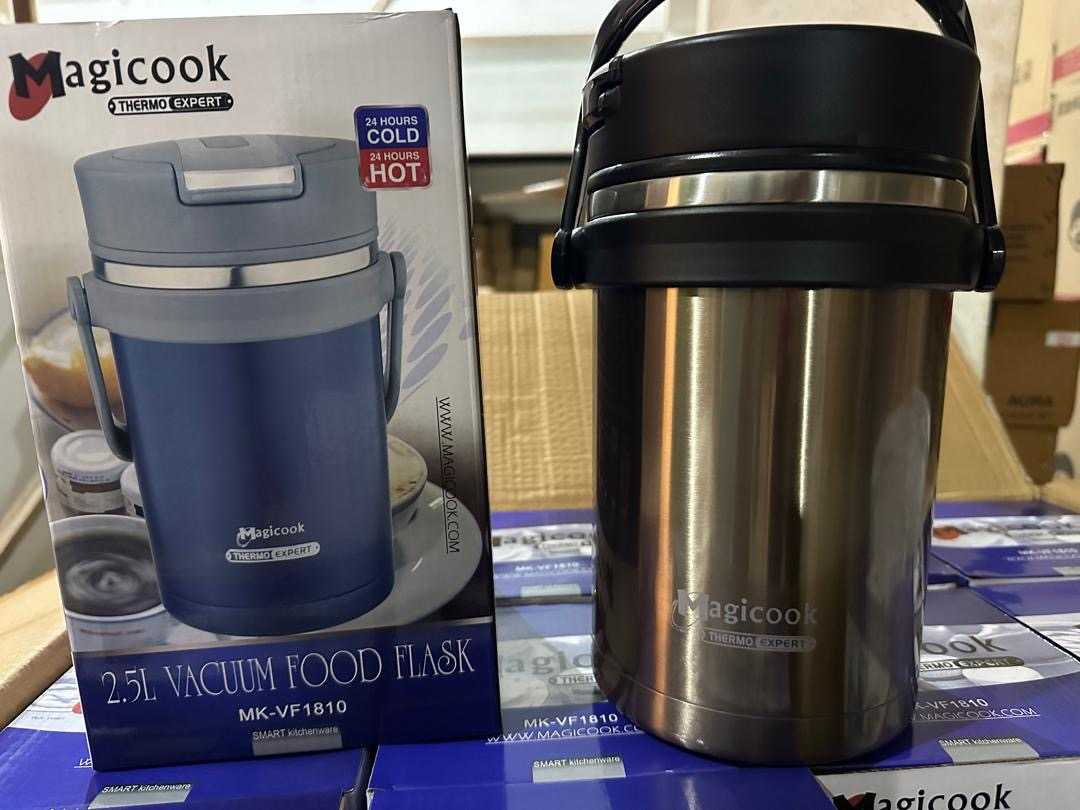 Random colors magicook 2.5L vacuum food flask -24Hrs image by Jude verse 20 enterprise