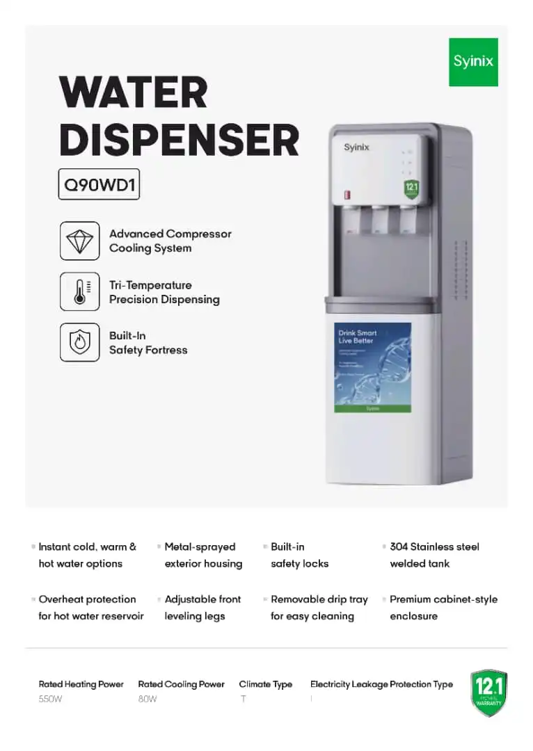 Syinix water dispenser-Grey image by Jude verse 20 enterprise
