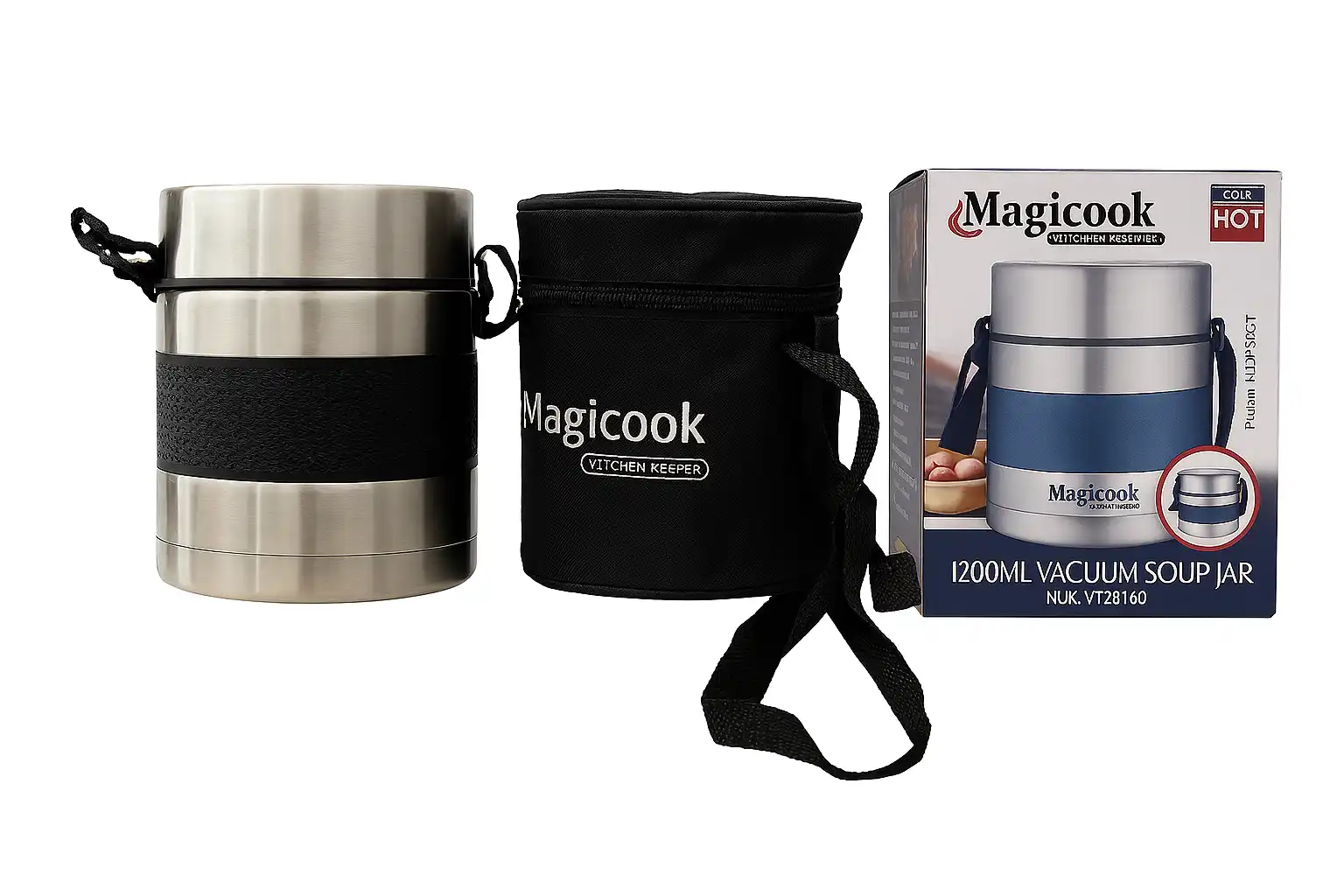 Magicook  1200ML Vaccum Soup Jar-Mixed Colors image by Jude verse 20 enterprise