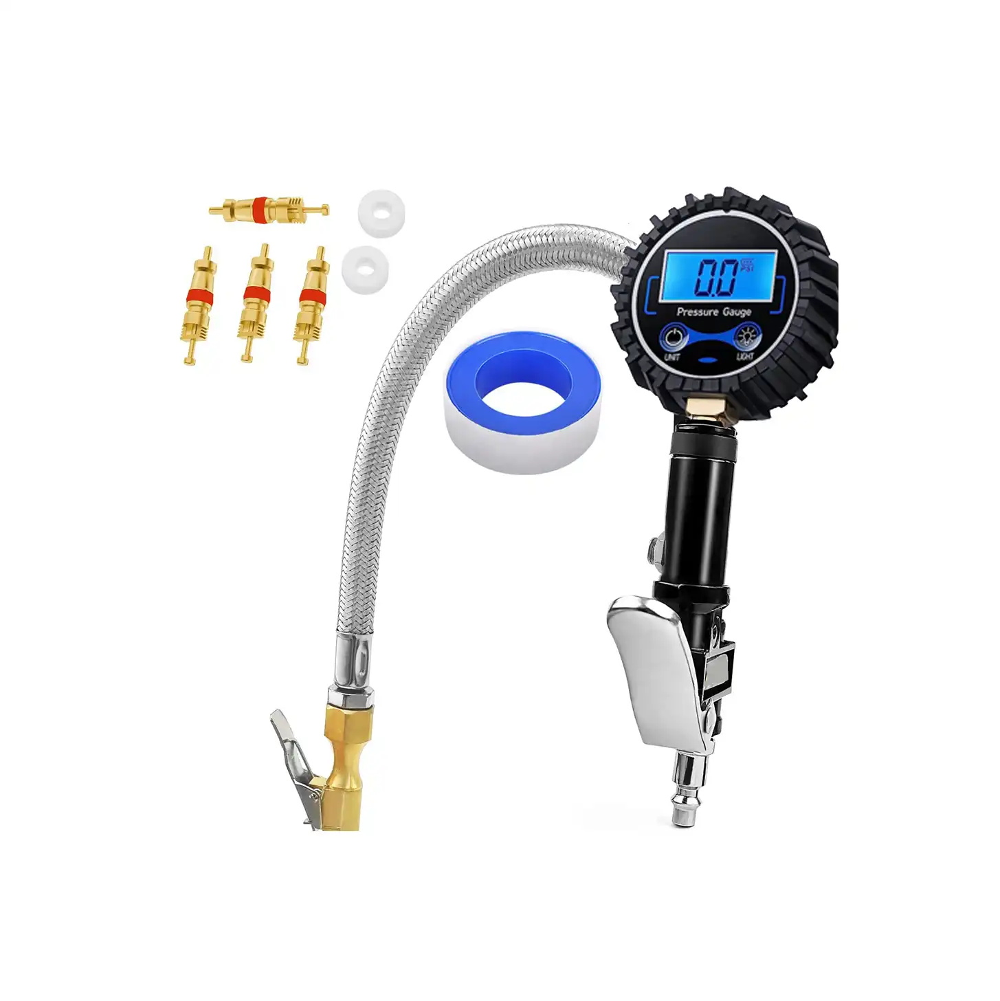 Tire Inflator Gauge Kenya – Air Gun Tyre Inflator with Pressure Gauge for Car, Bike & SUV image by Airubix