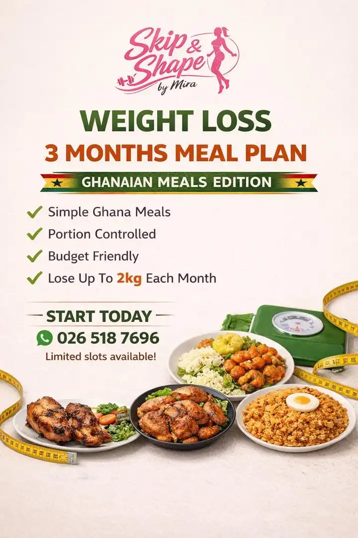 3 MONTHS MEAL PLAN (GHANAIAN MEALS) image by SKIP & SHAPE
