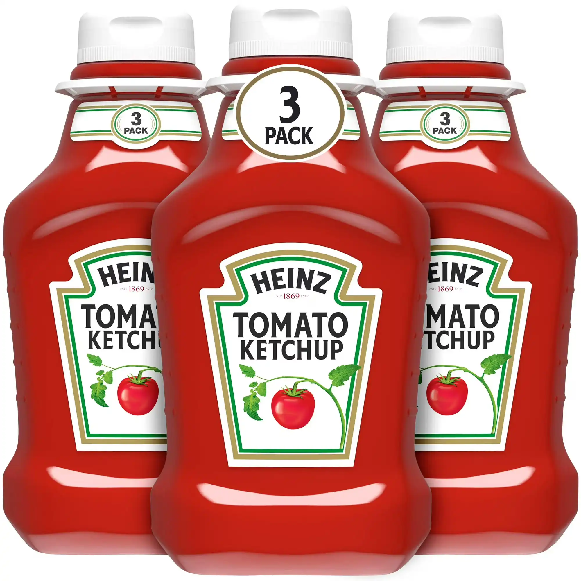 Heinz Original Tomato Ketchup, 44 oz., 3 pk. image by EssentialsConnect GH