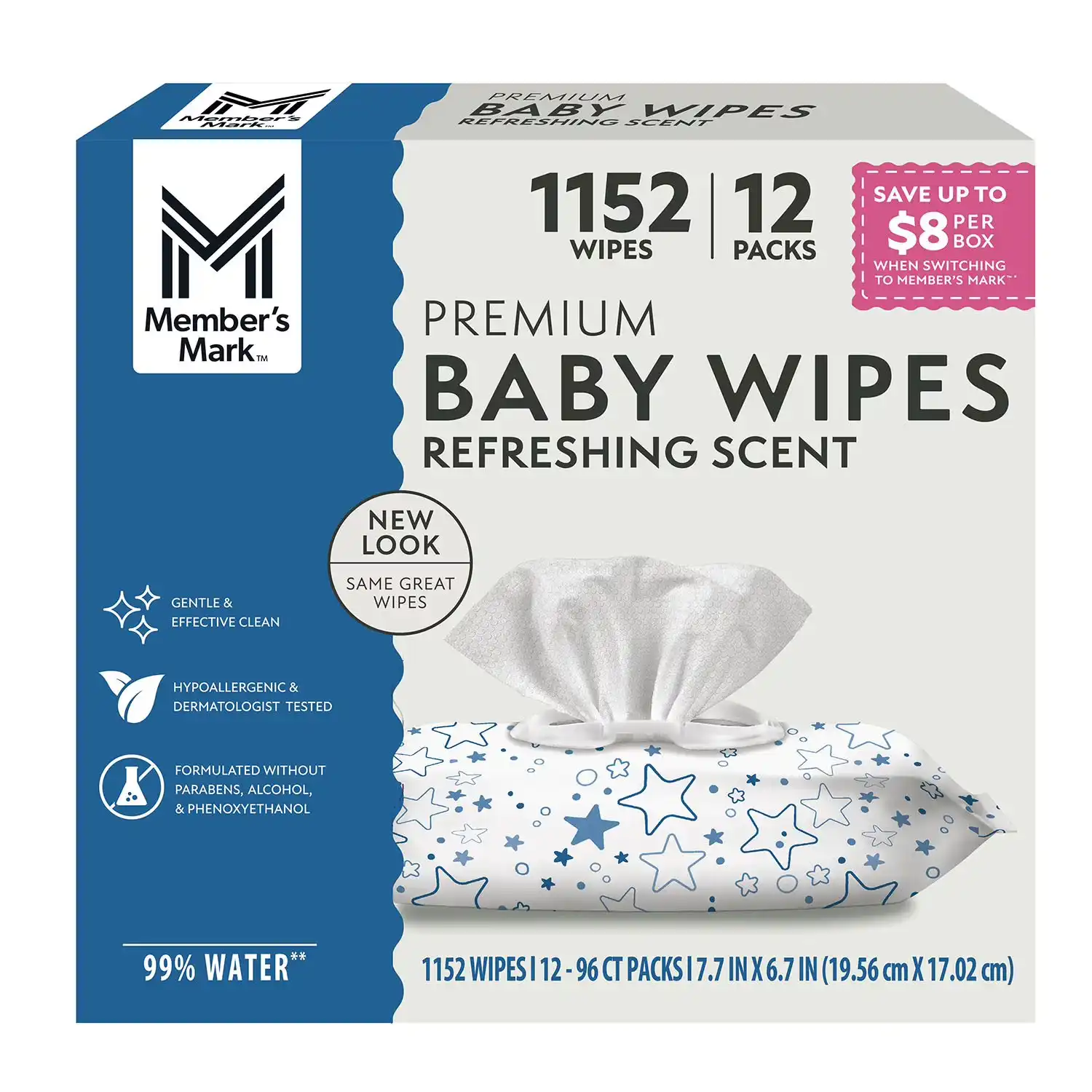 Baby Wipes, Refreshing Clean Scent, 12 pk., 1152 Wipes image by EssentialsConnect GH