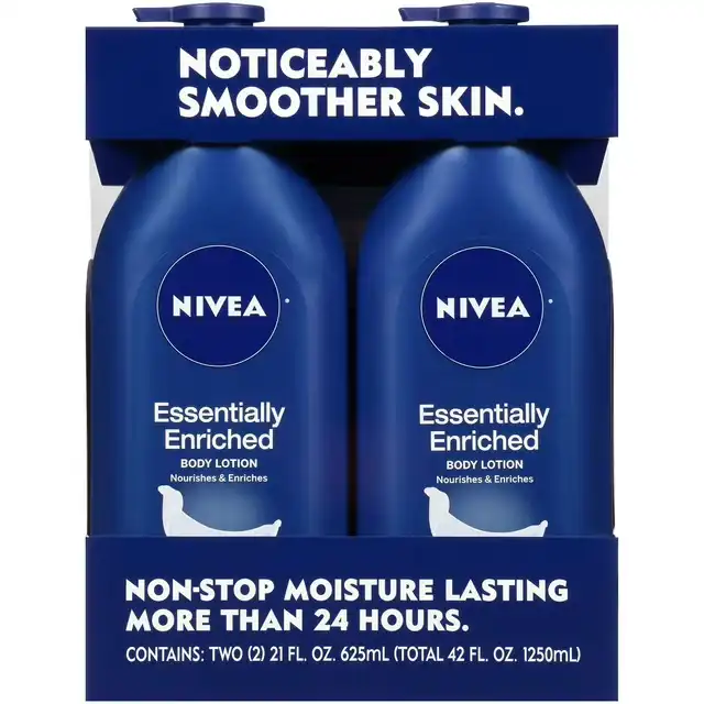 NIVEA Essentially Enriched Body Lotion, 21 fl. oz., 2 pk. image by EssentialsConnect GH