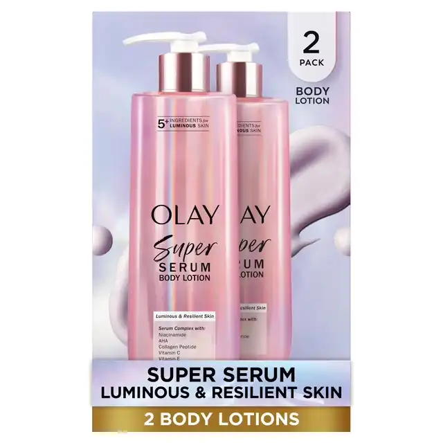 Olay Super Serum Body Lotion, 18.5 fl. oz., 2 pk. image by EssentialsConnect GH