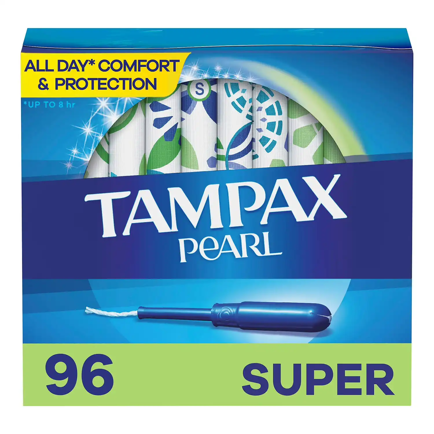 Tampax Pearl Super Tampons, Unscented, 96 ct. image by EssentialsConnect GH