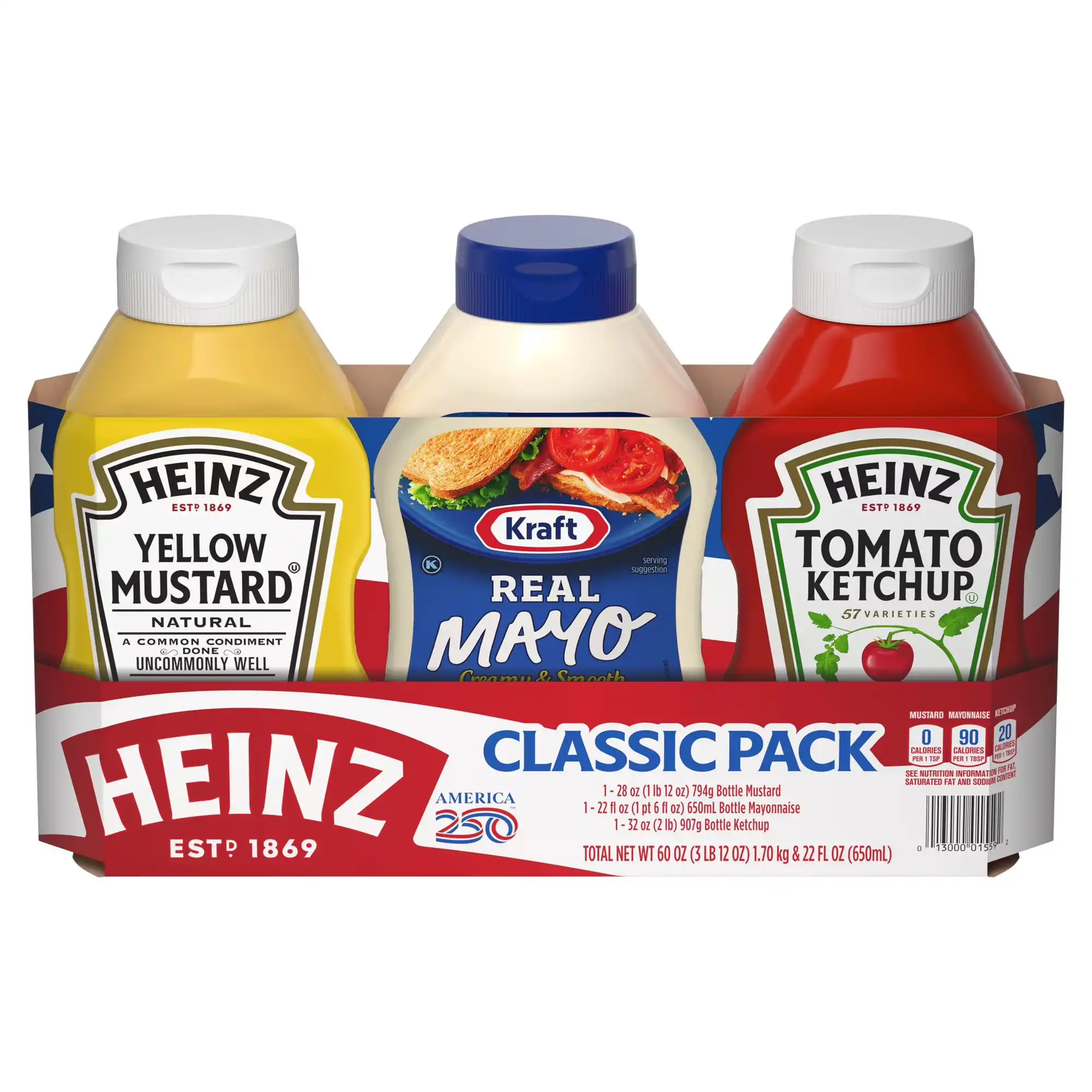 Heinz Ketchup, Mustard & Mayo Classic Variety Pack, 3 pk. image by EssentialsConnect GH