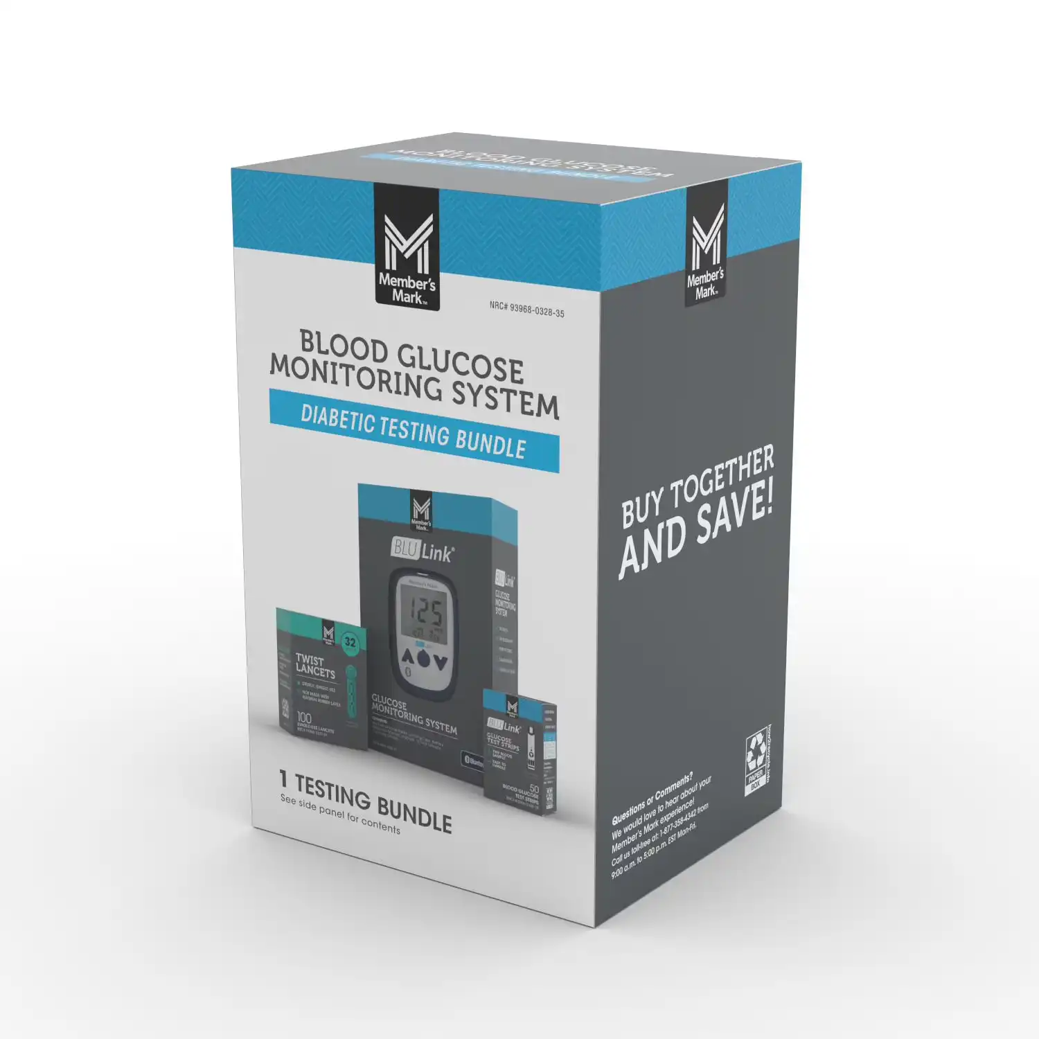 Member's Mark Blood Glucose Monitoring System Diabetic Testing Bundle image by EssentialsConnect GH