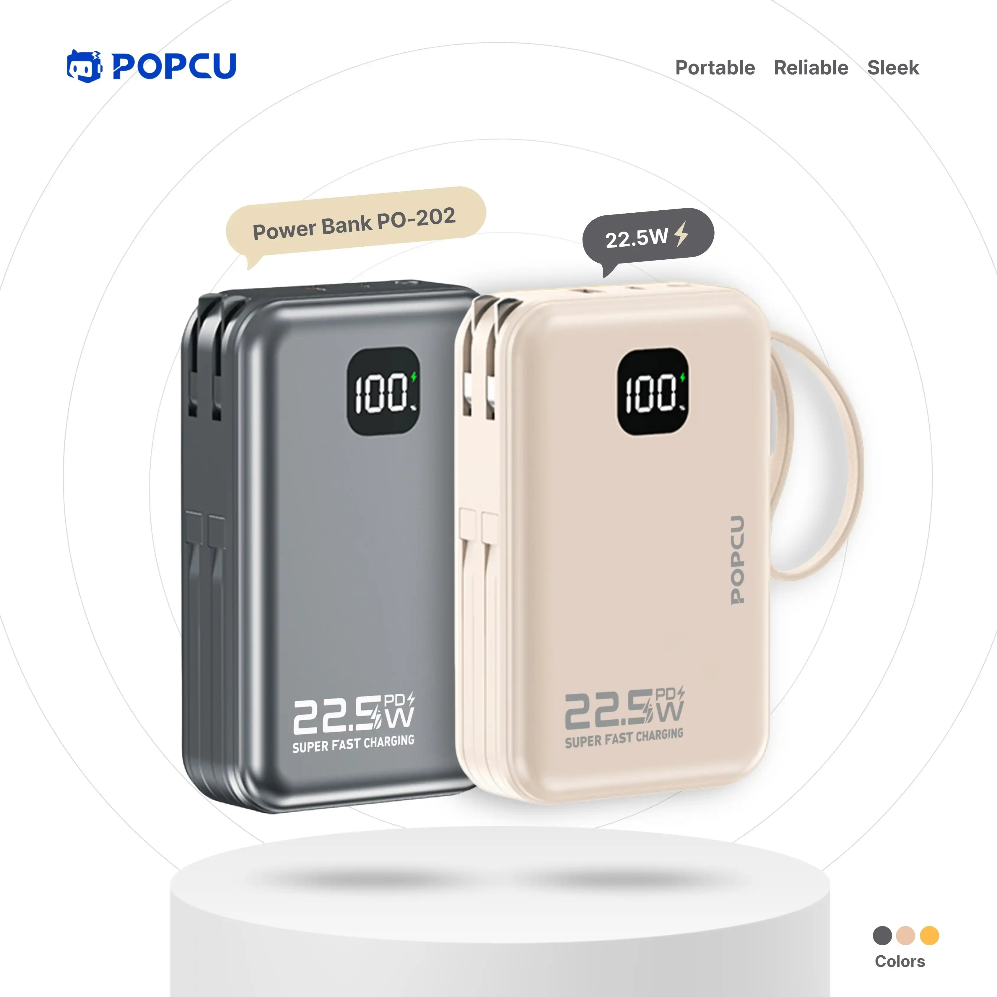 POPCU Complete AC-plug Dual-style Fast-charging Powerbank image by POPCU GHANA