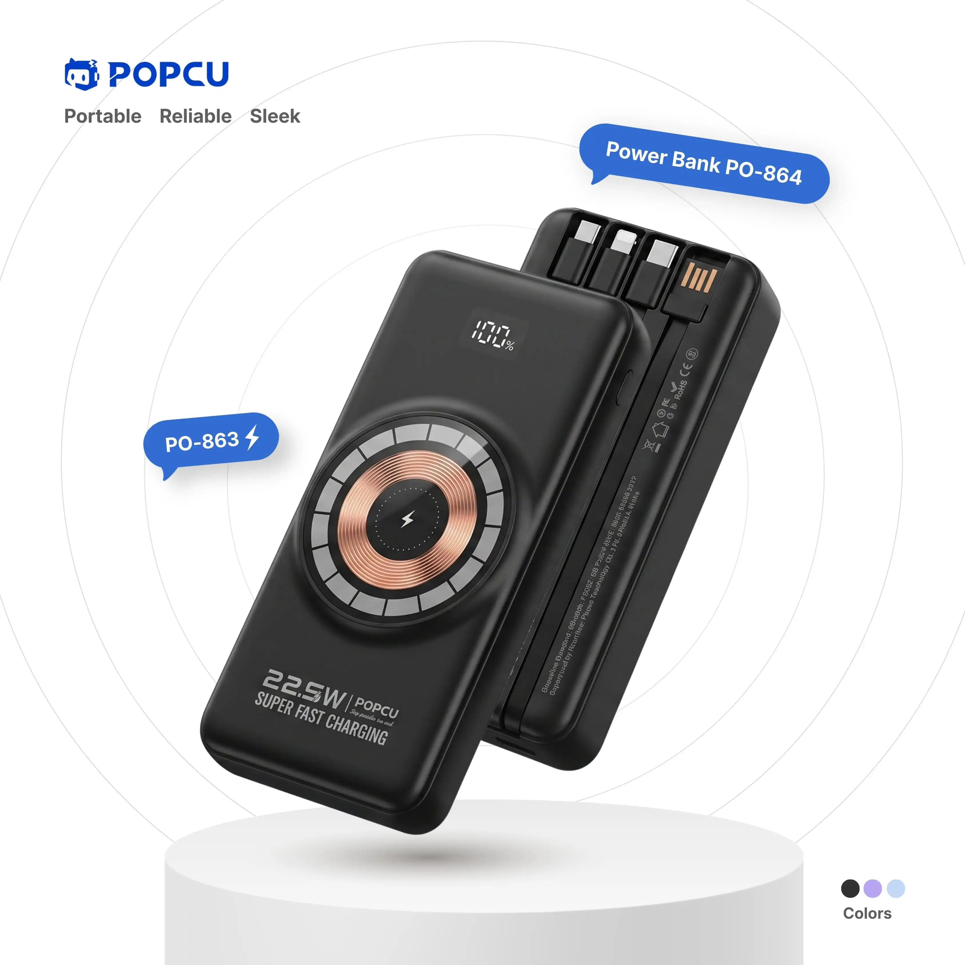 POPCU Ultra Slim Magnetic Fast-charging Powerbank image by POPCU GHANA