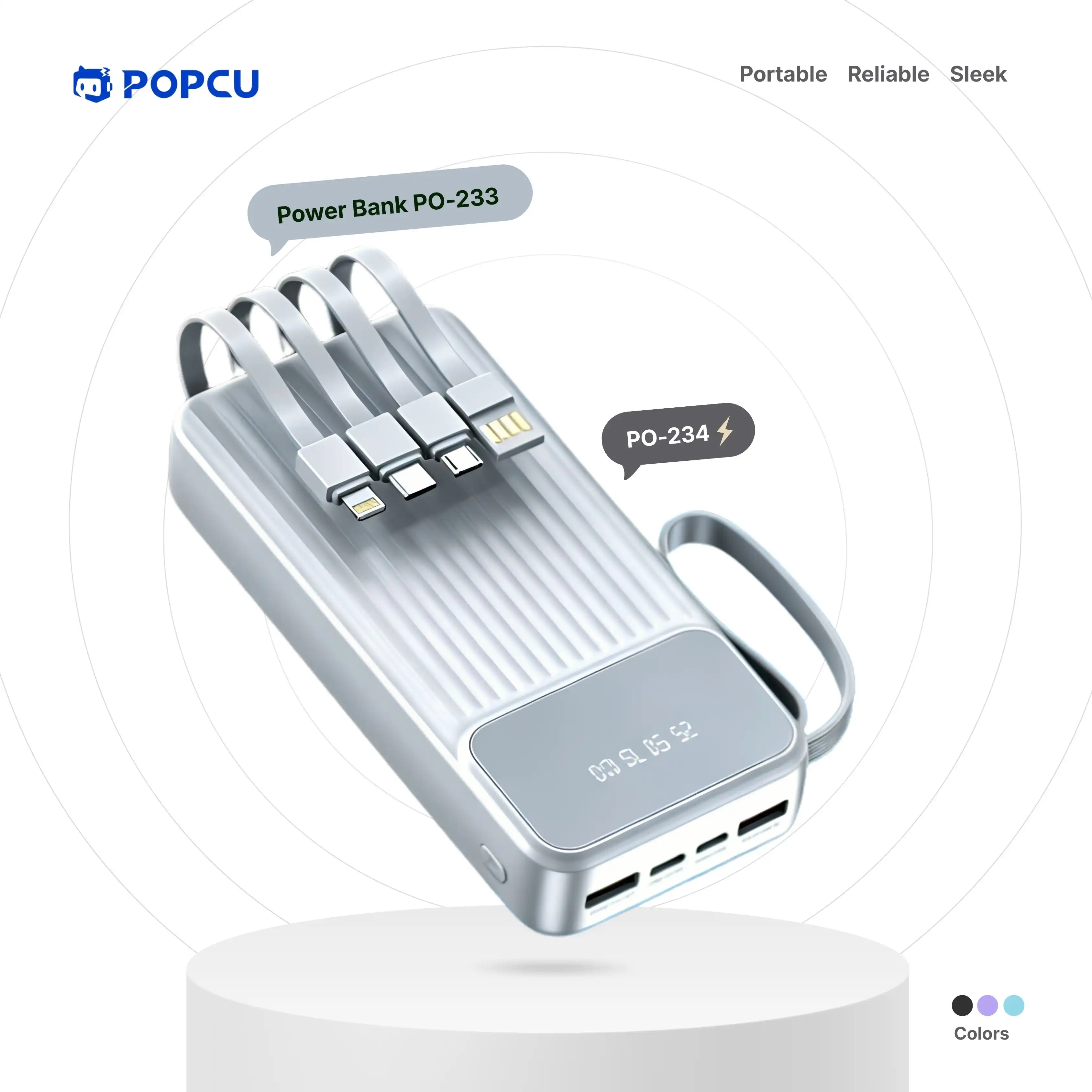POPCU Full Power Ultra Slim Fast-charging Powerbank image by POPCU GHANA